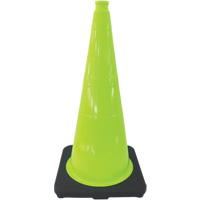 Premium Traffic Cone, 18", Lime Green Meunier Outillage Industriel