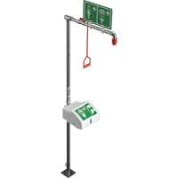 Douche combin&eacute;e avec cuvette ferm&eacute;e en ABS et entr&eacute;e inf&eacute;rieure, Socle Meunier Outillage Industriel