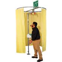 Pipe Mounted Safety Shower Modesty Curtain Meunier Outillage Industriel