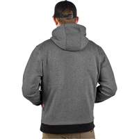 M12 Heated Hoodie (Jacket Only), Men's, Medium, Grey, Poly-Cotton Meunier Outillage Industriel