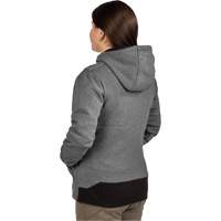 M12 Heated Hoodie with Battery, Women's, Medium, Grey, Poly-Cotton Meunier Outillage Industriel