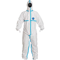Hooded Coveralls, Small, White, Tyvek&reg; 600 Meunier Outillage Industriel