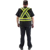 CSA Compliant Surveyor Vest, Black, Medium, Polyester Meunier Outillage Industriel