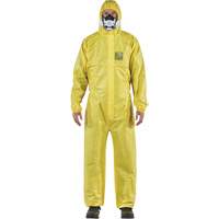 AlphaTec&reg; 2300 STANDARD Bound Model 147 Coveralls, Small, Yellow, Polyethylene Laminate/Polypropylene Meunier Outillage Industriel