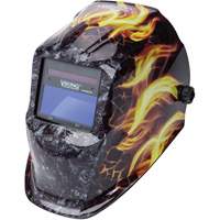 VIKING 1740 Ignition Auto-Darkening Welding Helmet, 3.78" L x 1.67" W View Area, 9 - 13 Shade Range Meunier Outillage Industriel