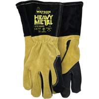 Gants de soudage MIG/&eacute;lectrode 2780 Thrasher, Cuir de vache refendu, Taille Petit Meunier Outillage Industriel