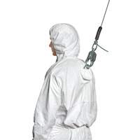 Harness-Compatible Disposable Coverall, Small, White, Tyvek&reg; 500 Meunier Outillage Industriel