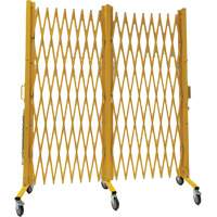 Expandable Barrier, 84" H x 20' L, Yellow Meunier Outillage Industriel