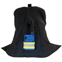 Cagoule de protection contre l'arc &eacute;lectrique TCG, Noir, 40 cal/cm², ANSI Z87.1/ASTM F1506/ASTM F1959/ASTM F2178/R&eacute;pond ou surpasse la norme CSA Z462/NFPA 70E, 4 Arc &eacute;lectrique EPI cat&eacute;gorie niveau Meunier Outillage Industriel