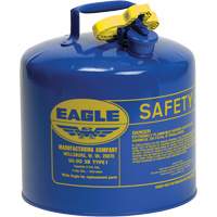 Safety Can for Kerosene, Type I, Galvanized Steel, 5 US gal., Blue, FM Approved/UL/ULC Listed Meunier Outillage Industriel