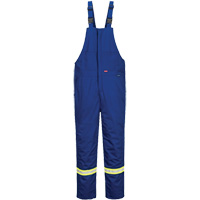 Bizflame&reg; 88/12 Insulated Bib Pants, Cotton/Nylon, Small, Blue Meunier Outillage Industriel