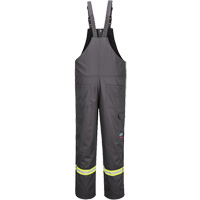 Bizflame&reg; 88/12 Insulated Bib Pants, Cotton/Nylon, Small, Grey Meunier Outillage Industriel
