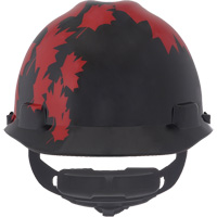 Specialty V-Gard&reg; Hard Hat, Ratchet Suspension, Black/Red Meunier Outillage Industriel