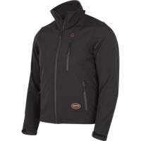 Heated Soft-Shell Jacket, Men's, Small, Black Meunier Outillage Industriel