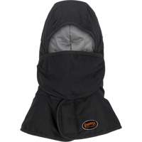 Pioneer 765A Flame-Resistant Quilted Hard Hat Liner with Long Neck & Detachable Mouthpiece, Black/Grey, Cotton/FR-Tech&reg;/Modacrylic/Nylon Meunier Outillage Industriel