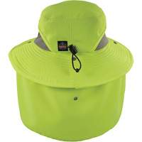 Chill-Its 8934 Ranger Hat with Neck Shade, Small/Medium, Hi-Vis Lime Meunier Outillage Industriel