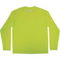 Chill-Its 6689 Cooling Long Sleeve Sun Shirt with UV Protection, High-Visibility Lime-Yellow, Small Meunier Outillage Industriel