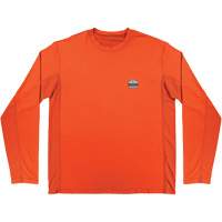 Chill-Its 6689 Cooling Long Sleeve Sun Shirt with UV Protection, Orange, Small Meunier Outillage Industriel