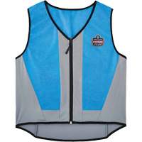 Chill-Its 6667 Wet Evaporative Cooling Vest with Zipper Closure, Medium, Blue Meunier Outillage Industriel