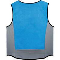 Chill-Its 6667 Wet Evaporative Cooling Vest with Zipper Closure, Medium, Blue Meunier Outillage Industriel