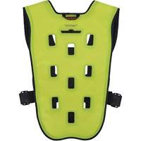 Veste de refroidissement &eacute;vaporatif Chill-Its 6685 avec fermeture &agrave; glissi&egrave;re, T-petit, Jaune lime haute visibilit&eacute; Meunier Outillage Industriel
