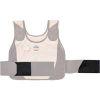 Chill-Its 6240 Phase Change Cooling Vest Elastic Extenders Meunier Outillage Industriel