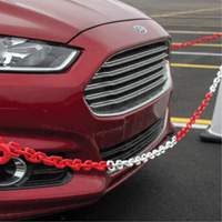 Bicolour Plastic Barrier Chain, Green/White Meunier Outillage Industriel