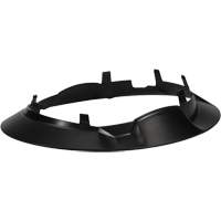 Bordure large compl&egrave;te &agrave; agrafe pour casque d'alpiniste RZRBack, blanc Meunier Outillage Industriel