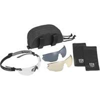 Combat Safety Glasses Kit, Clear/Copper/Smoke Lens, Anti-Fog/Anti-Scratch, ANSI Z87+ Meunier Outillage Industriel