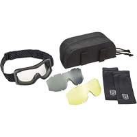 Ensemble de lunettes &agrave; coque &agrave; protection balistique X1000, Lentille Ambr&eacute;e/Transparent, Antibu&eacute;e/Anti-&eacute;gratignures, Ventilation Directe Meunier Outillage Industriel