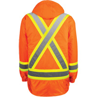 High-Visibility 7-in-1 Jacket, Polyester, High Visibility Orange, X-Small Meunier Outillage Industriel