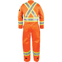 High-Visibility Fire-Resistant Coveralls, Size Small, Orange Meunier Outillage Industriel