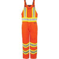 Salopette non doubl&eacute;e haute visibilit&eacute;, T-petit, Orange haute visibilit&eacute; Meunier Outillage Industriel
