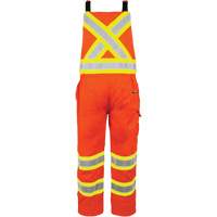 Salopette non doubl&eacute;e haute visibilit&eacute;, T-petit, Orange haute visibilit&eacute; Meunier Outillage Industriel