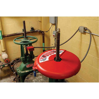 Dispositif de verrouillage coulissant pour vanne &agrave; opercule, Type Volant Meunier Outillage Industriel