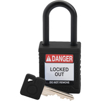 Velocity Safety Lockout Padlock, Keyed Different, Nylon, 1-1/2" Width Meunier Outillage Industriel