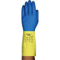 Alphatec&reg; 87-224 Chemical-Resistant Gloves, Size 10, 12.8" L, Neoprene/Rubber Latex, Cotton/Flock-Lined Inner Lining, 26.8-mil Meunier Outillage Industriel