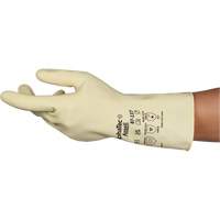 AlphaTec&reg; 87-137 Lightweight Natural Gloves, Size 7, 11.8" L, Rubber Latex, 16-mil Meunier Outillage Industriel