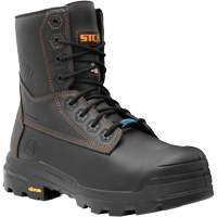 Metpro Flex Work Boots with Metguard, Leather, Size 4, Impermeable Meunier Outillage Industriel