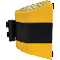 Syst&egrave;me de barri&egrave;re de s&eacute;curit&eacute; HAZLOK, Plastique, Fixation magn&eacute;tique, 30', Ruban Noir et jaune Meunier Outillage Industriel