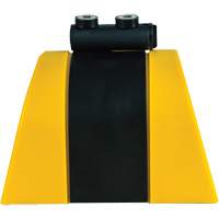 Syst&egrave;me de barri&egrave;re de s&eacute;curit&eacute; HAZLOK, Plastique, Fixation magn&eacute;tique, 30', Ruban Noir et jaune Meunier Outillage Industriel