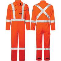 Combinaisons Avenger, 7 oz, Taille 36, Orange haute visibilit&eacute; Meunier Outillage Industriel