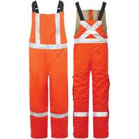 Avenger 9 oz High-Visibility Insulated Bib Pants, Style 525, Men's, X-Small, Orange Meunier Outillage Industriel