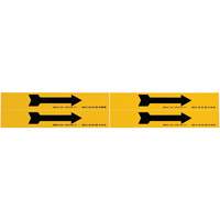 Arrow Pipe Marker, Self-Adhesive, 1-1/8" H x 7" W, Black on Yellow SI730 | Meunier Outillage Industriel