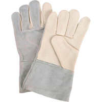 Gants de travail d'usage standard, Grand, Paume en Cuir fleur de vache Meunier Outillage Industriel