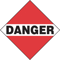 Danger Mixed Load TDG Placard, Plastic Meunier Outillage Industriel