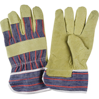 Abrasion-Resistant Comfort Fitters Glove, Large, Grain Pigskin Palm, Cotton Inner Lining Meunier Outillage Industriel