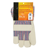 Abrasion-Resistant Comfort Fitters Glove, Large, Grain Pigskin Palm, Cotton Inner Lining Meunier Outillage Industriel