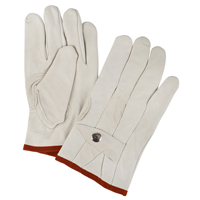 Standard-Duty Ropers Gloves, Small, Grain Cowhide Palm Meunier Outillage Industriel