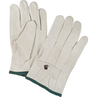 Standard-Duty Ropers Gloves, Medium, Grain Cowhide Palm Meunier Outillage Industriel